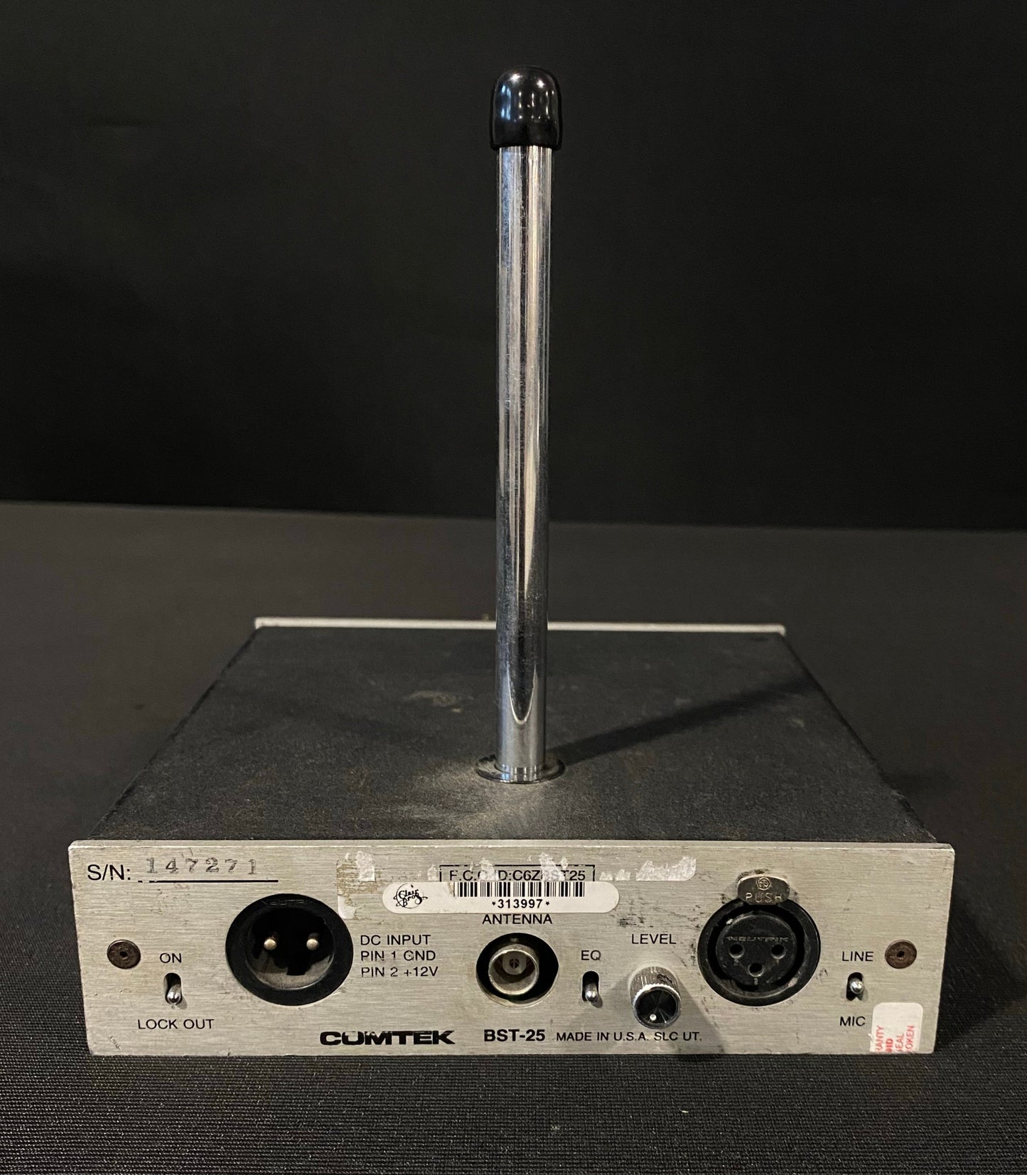COMTEK BST-25-TX Base Station Synthesized Transmitter, 76-88mhz