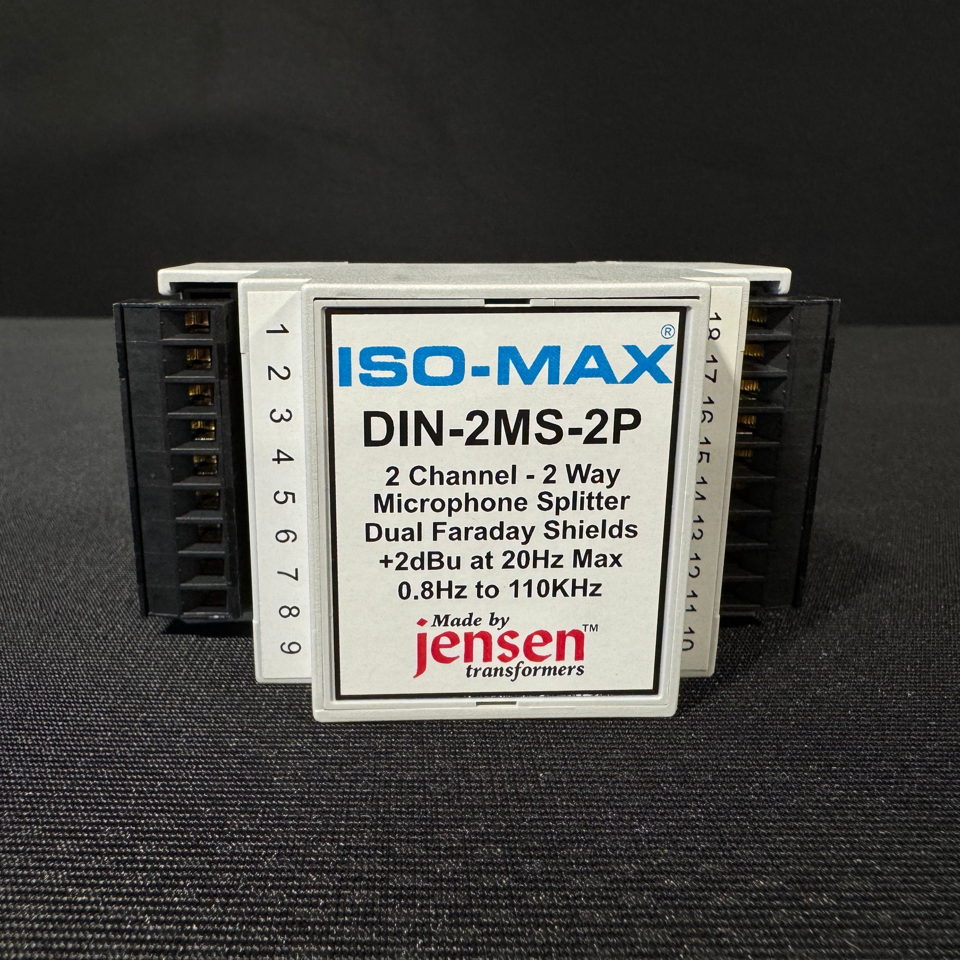 Jensen Transformers Iso-Max 2 Channel Mic Splitter, Jensen Transformer DIN-2MS-2P 2 Channel Mic Splitter, DIN-2MS-2P Jensen Transformers. We Sell Professional Audio Equipment. Audio Systems, Amplifiers, Consoles, Mixers, Electronics, Entertainment, Live Sound.
