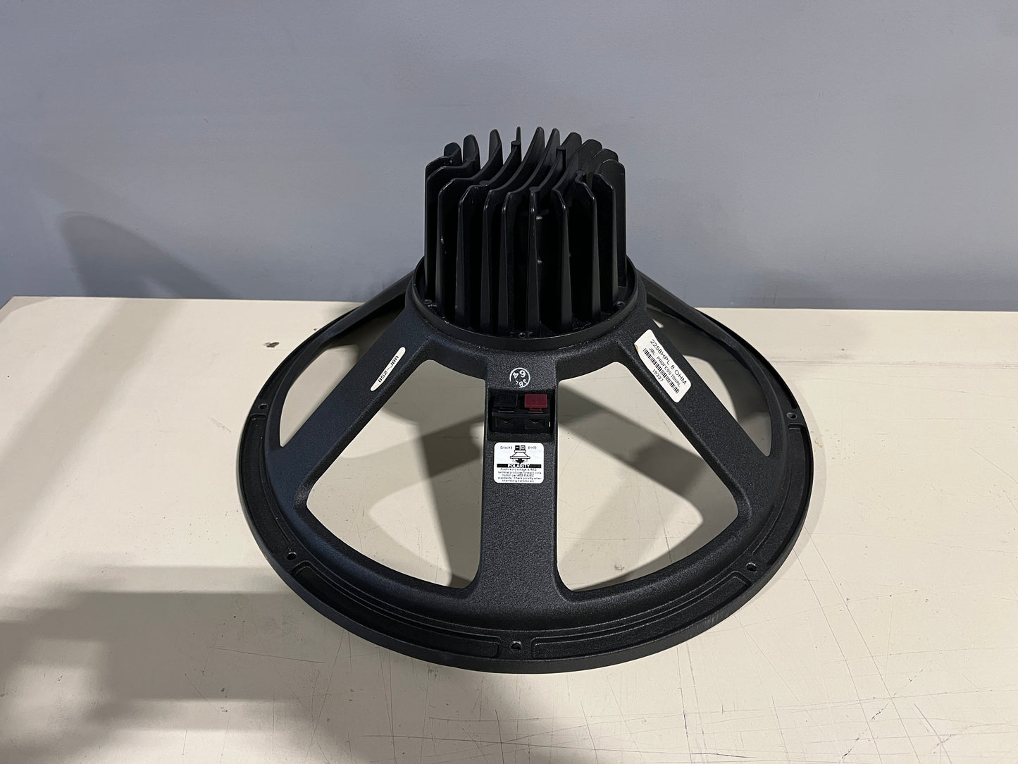 JBL 2258HPL Speaker Basket, JBL 2258HPL 18” Basket, JBL 18” Speaker Basket, JBL 18” Basket, 2258HPL Speaker Basket. We Sell Professional Audio Equipment. Audio Systems, Amplifiers, Consoles, Mixers, Electronics, Entertainment, Live Sound.