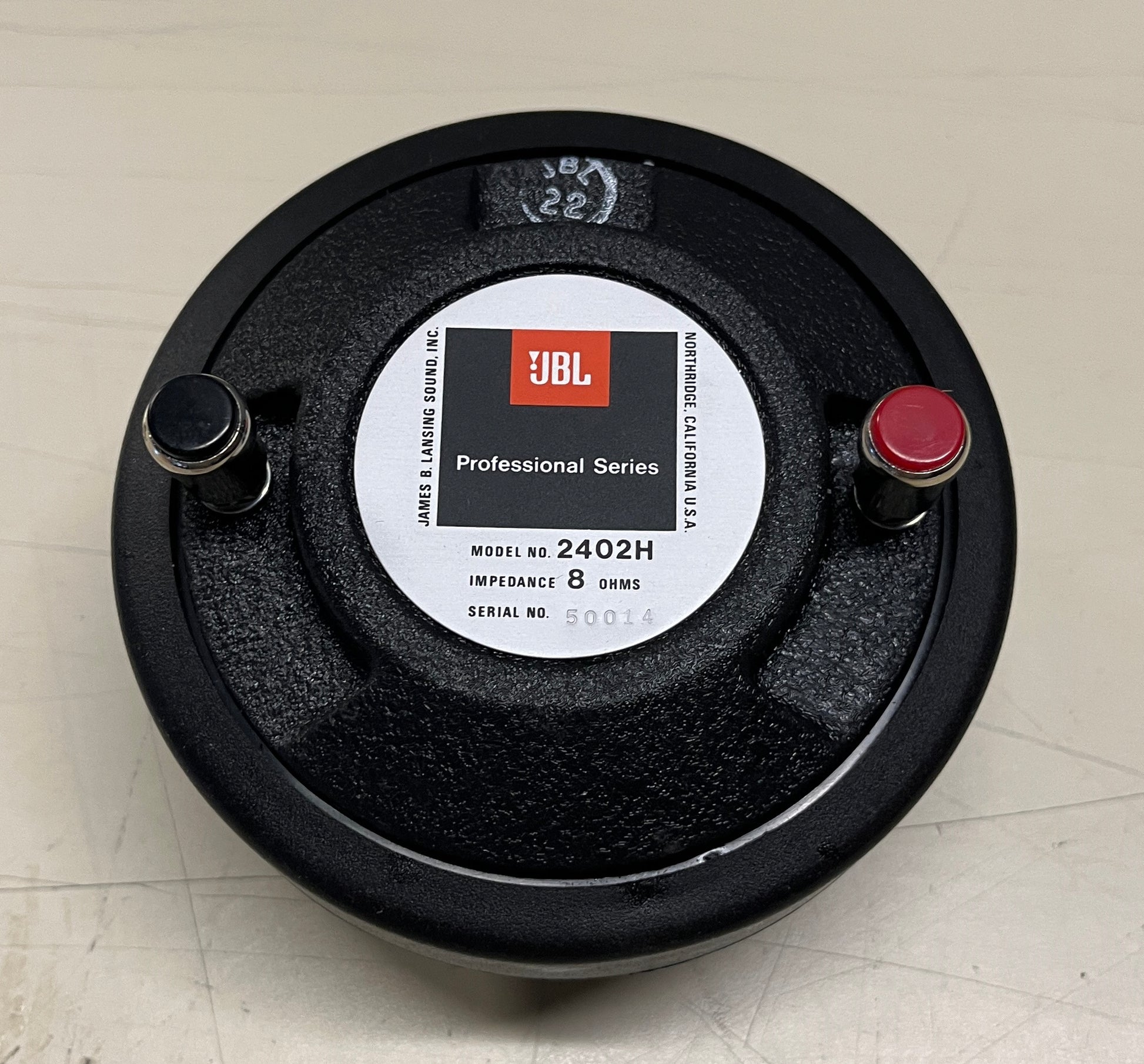 JBL 2402H Ultra-High Frequency Transducer, JBL 2402H, JBL 2402H High Range Transducer, JBL Transducers, JBL Speaker Components. We Sell Professional Audio Equipment. Audio Systems, Amplifiers, Consoles, Mixers, Electronics, Entertainment, Live Sound.