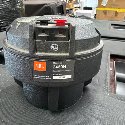 JBL 2450H High Frequency Compression Driver, JBL 2450H, JBL Compression Driver, 2” Compression Driver, 2450H HF Driver. We Sell Professional Audio Equipment. Audio Systems, Amplifiers, Consoles, Mixers, Electronics, Entertainment, Live Sound.