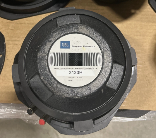 JBL 2123H 10" Midrange Transducer, JBL 2123H Midrange Transducer, JBL 2123H 10" Transducer, JBL 2123H, 10" JBL Speaker, We Sell Professional Audio Equipment. Audio Systems, Amplifiers, Consoles, Mixers, Electronics, Entertainment, Live Sound.