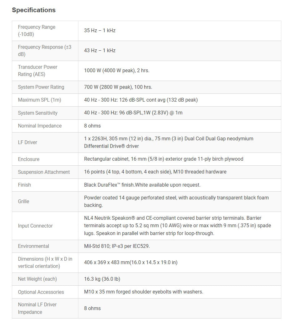 JBL Compact Subwoofer, JBL ASB6112 Compact Subwoofer, JBL High Power 12-Inch Compact Subwoofer, 12 inch Compact Subwoofer, We Sell Professional Audio Equipment. Audio Systems, Amplifiers, Consoles, Mixers, Electronics, Entertainment, Live Sound