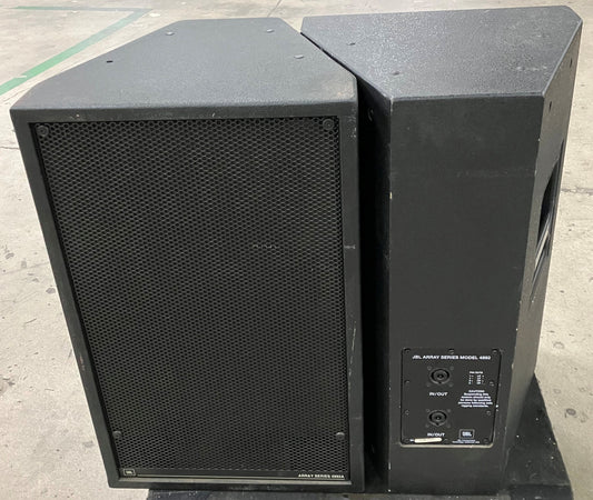 JBL Array Series Active Speakers Model 4892A, JBL 4892A Pair, JBL Array Series Model Speaker Pair, JBL 4892A, 		We Sell Professional Audio Equipment. Audio Systems, Amplifiers, Consoles, Mixers, Electronics, Entertainment, Live Sound
