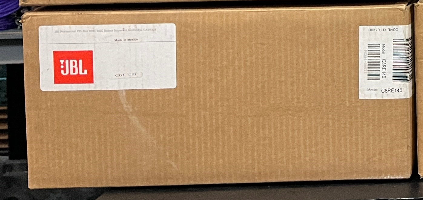 C8RE140 JBL Recone Kit, Genuine JBL 15" Recone Kit, JBL C8RE140 Recone Kit, 15" JBL C8RE140, We Sell Professional Audio Equipment. Audio Systems, Amplifiers, Consoles, Mixers, Electronics, Entertainment, Live Sound