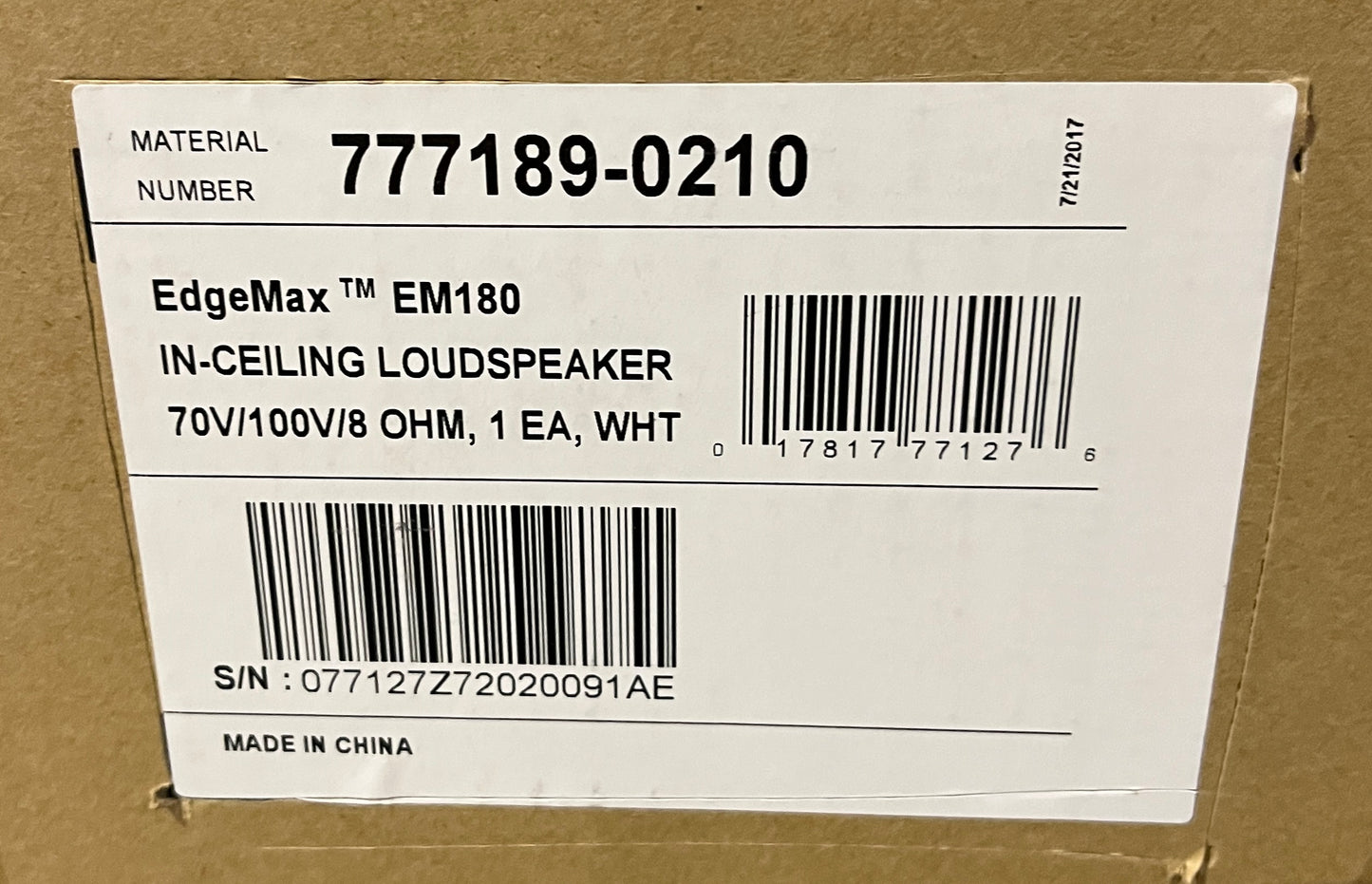 JBL Control 312CS Ceiling Subwoofer, JBL Control Subwoofer, JBL 312CS Subwoofer, JBL Ceiling Subwoofer, JBL Control Ceiling Subwoofer, We Sell Professional Audio Equipment. Audio Systems, Amplifiers, Consoles, Mixers, Electronics, Entertainment, Live Sound.