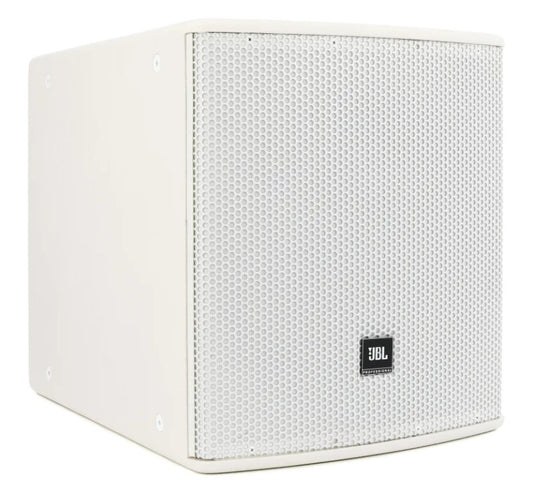 JBL Professional ASB6118-WH High Power 18-Inch Subwoofer, JBL 18-Inch Subwoofer, JBL White 18-Inch Subwoofer, We Sell Professional Audio Equipment. Audio Systems, Amplifiers, Consoles, Mixers, Electronics, Entertainment, Live Sound