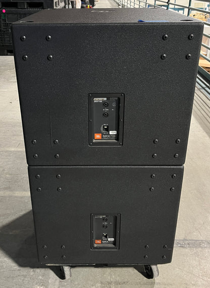 JBL SRX718S Passive Subwoofer, JBL SRX718S, JBL SRX700, JBL Subwoofers, JBL Subwoofer Pair. We Sell Professional Audio Equipment. Audio Systems, Amplifiers, Consoles, Mixers, Electronics, Entertainment, Live Sound.