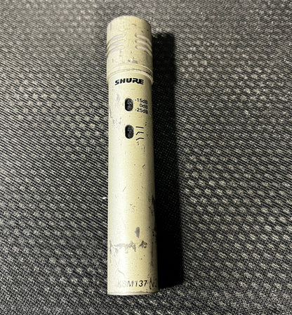 Shure KSM137 Small Condenser Microphone, Shure KSM137, KSM137, KSM137 Condenser Mic, Shure Condenser Microphone. We Sell Professional Audio Equipment. Audio Systems, Amplifiers, Consoles, Mixers, Electronics, Entertainment, Live Sound.
