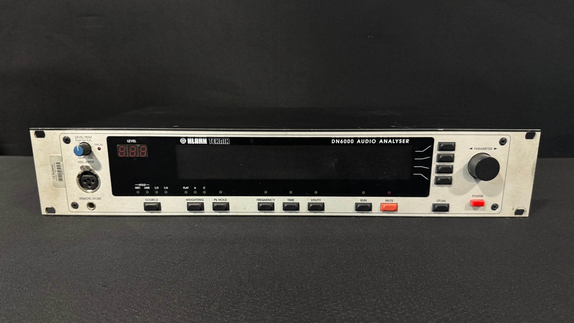 Klark Teknik DN6000 Audio Analyser, Klark Teknik DN6000, DN6000 Audio Analyser, Klark Teknik Audio Analyzer, Klark Teknik Real-Time Audio Analyzer. We Sell Professional Audio Equipment. Audio Systems, Amplifiers, Consoles, Mixers, Electronics, Entertainment, Live Sound.
