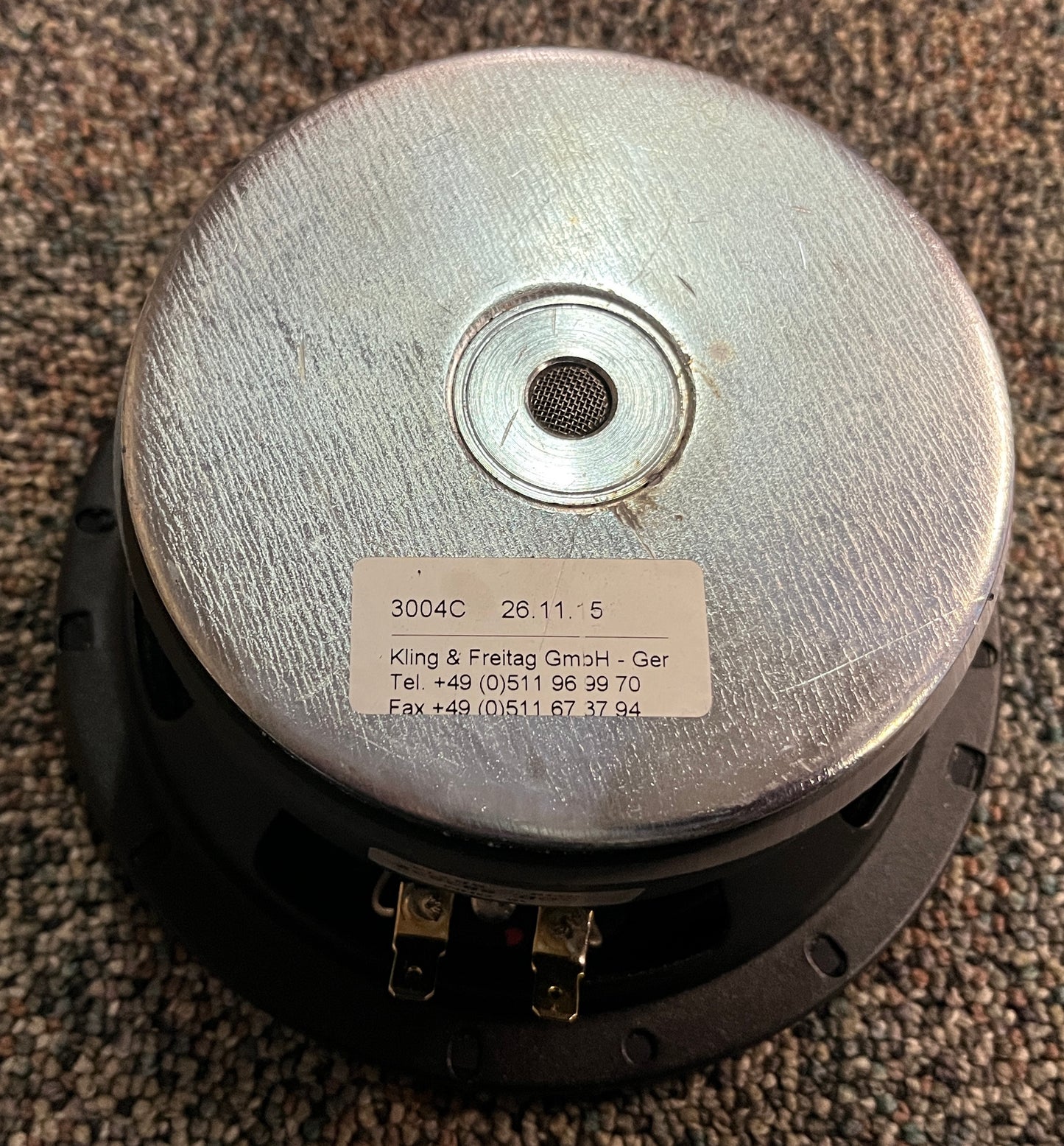 Kling & Freitag 3004C 6.5” Woofer 16 ohm, Kling & Freitag 3004C Woofer, K&F Woofer, K&F 6.5” Woofer, Kling & Freitag Speaker Driver. We Sell Professional Audio Equipment. Audio Systems, Amplifiers, Consoles, Mixers, Electronics, Entertainment, Live Sound.
