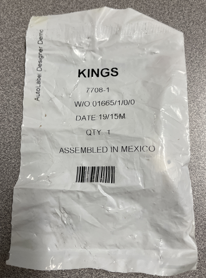 Kings Front Mount Bulkhead Tri-Loc 7702-1, Kings 7702-1 Bulkhead, Kings Male RF Plug, We Sell Professional Audio Equipment. Audio Systems, Amplifiers, Consoles, Mixers, Electronics, Entertainment, Live Sound