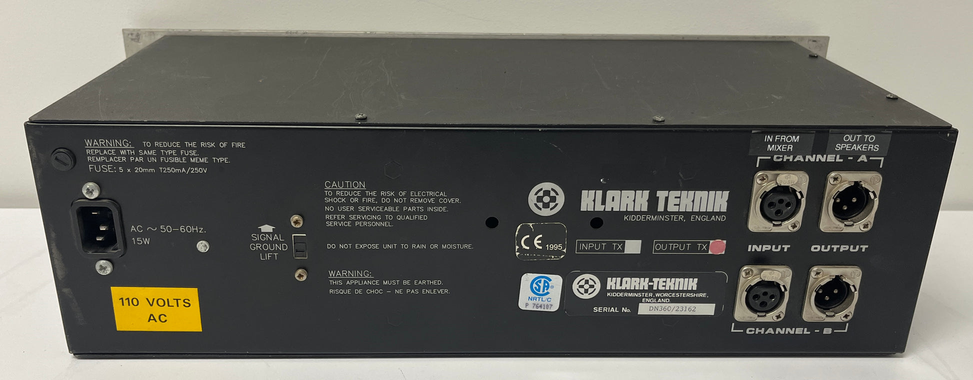 Klark Teknik DN360 2-Channel Graphic Equalizer, Klark Teknik DN360, Graphic Equalizer, Klark Teknik Graphic Equalizer, Klark Teknik DN360 Graphic Equalizer, 2 Channel Graphic EQ, We Sell Professional Audio Equipment. Audio Systems, Amplifiers, Consoles, Mixers, Electronics, Entertainment, Live Sound