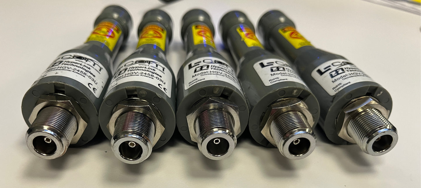  L-COM HGV-2458-03U 2.4/5.8 GHz Dual Band Omnidirectional Antenna, L-COM HGV-2458-03U, L-COM Antenna, L-COM N-Type Antenna, L-COM Dual Band Omnidirectional Antenna. We Sell Professional Audio Equipment. Audio Systems, Amplifiers, Consoles, Mixers, Electronics, Entertainment, Live Sound.