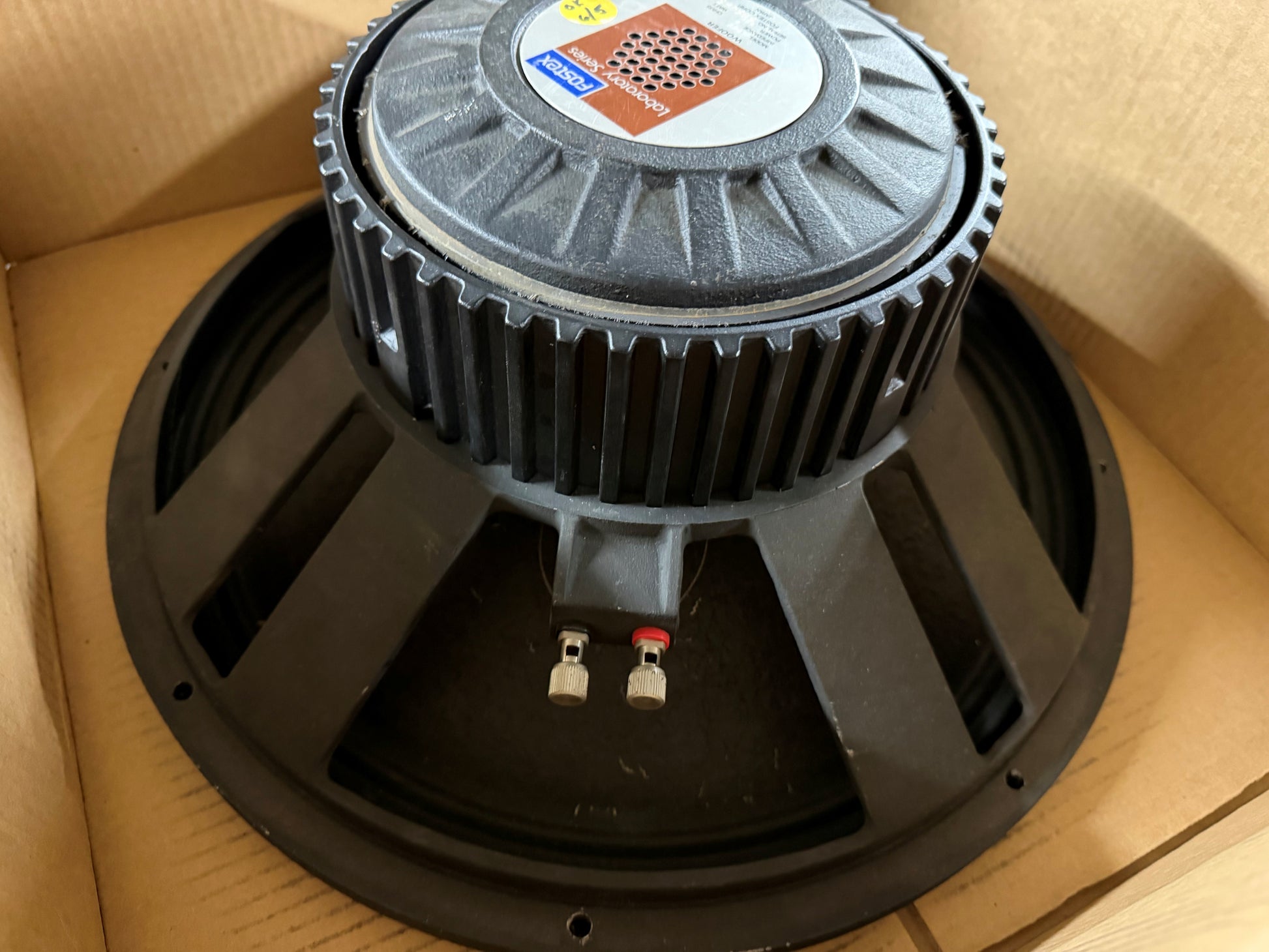 Fostex L569 18" Woofer, Fostex L569, Fostex 18” Woofer, L569 Speaker, Fostex L569 18". We Sell Professional Audio Equipment. Audio Systems, Amplifiers, Consoles, Mixers, Electronics, Entertainment, Live Sound.
