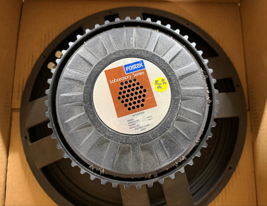 Fostex L569 18" Woofer, Fostex L569, Fostex 18” Woofer, L569 Speaker, Fostex L569 18". We Sell Professional Audio Equipment. Audio Systems, Amplifiers, Consoles, Mixers, Electronics, Entertainment, Live Sound.
