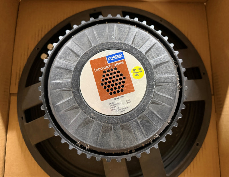 Fostex L569 18" Woofer, Fostex L569, Fostex 18” Woofer, L569 Speaker, Fostex L569 18". We Sell Professional Audio Equipment. Audio Systems, Amplifiers, Consoles, Mixers, Electronics, Entertainment, Live Sound.

