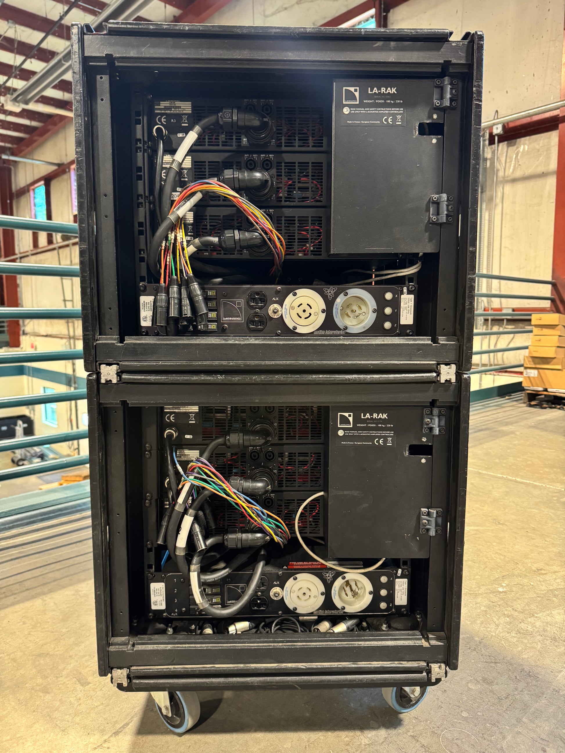 L-Acoustics LA-RAK I Touring Amplifier Rack, L-Acoustics Amp Rack, LA-8 Amplifier Rack, L-Acoustics LA-8 Amp Rack, Amplifier Rack, LA-RAK. We Sell Professional Audio Equipment. Audio Systems, Amplifiers, Consoles, Mixers, Electronics, Entertainment, Live Sound.