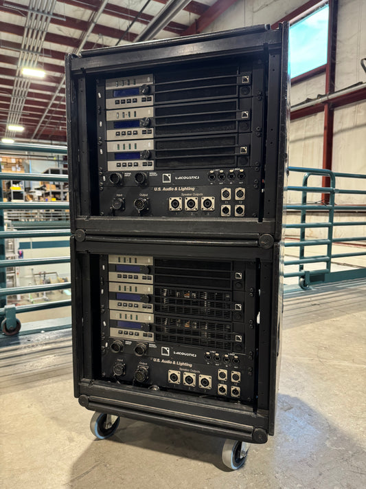 L-Acoustics LA-RAK I Touring Amplifier Rack, L-Acoustics Amp Rack, LA-8 Amplifier Rack, L-Acoustics LA-8 Amp Rack, Amplifier Rack, LA-RAK. We Sell Professional Audio Equipment. Audio Systems, Amplifiers, Consoles, Mixers, Electronics, Entertainment, Live Sound.
