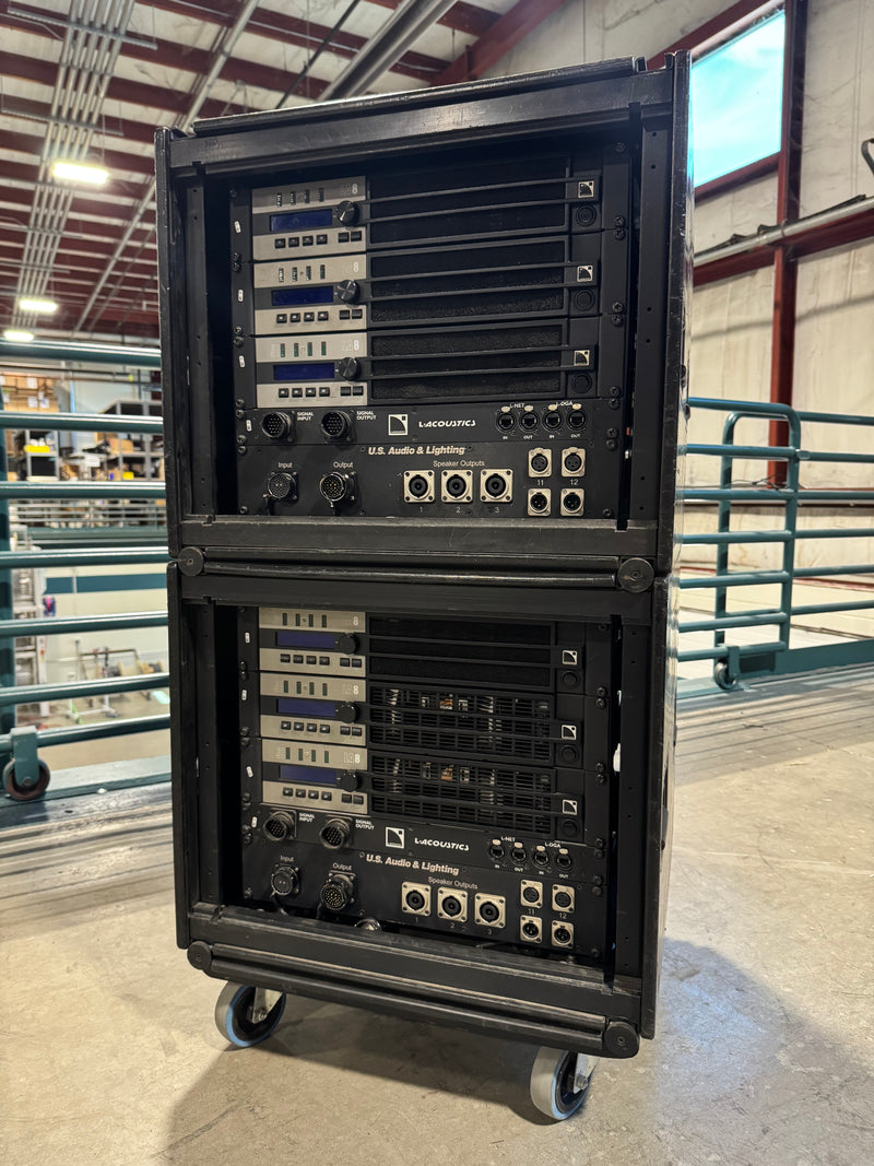 L-Acoustics LA-RAK I Touring Amplifier Rack, L-Acoustics Amp Rack, LA-8 Amplifier Rack, L-Acoustics LA-8 Amp Rack, Amplifier Rack, LA-RAK. We Sell Professional Audio Equipment. Audio Systems, Amplifiers, Consoles, Mixers, Electronics, Entertainment, Live Sound.
