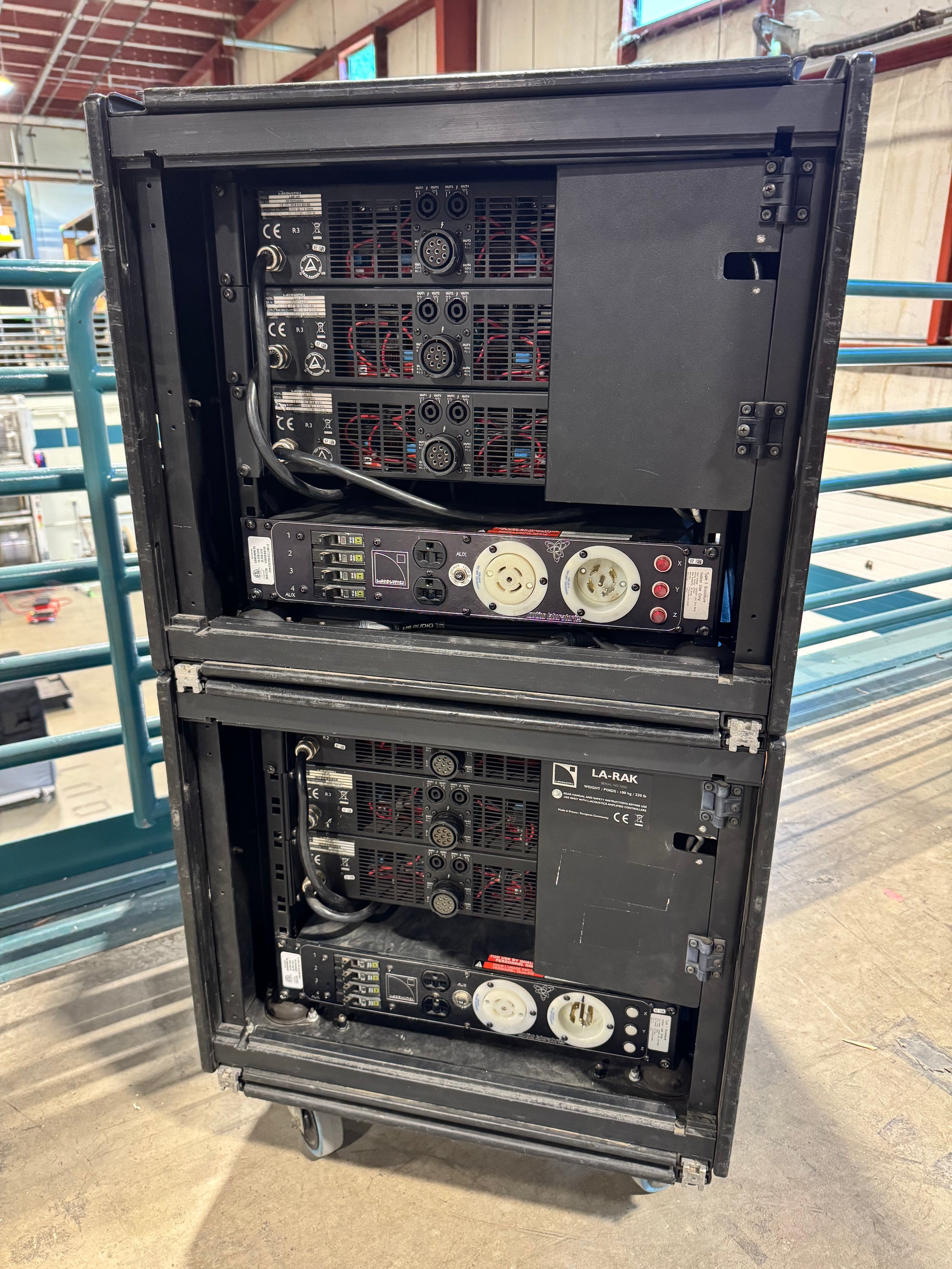 L-Acoustics LA-RAK I Touring Amplifier Rack, L-Acoustics Amp Rack, LA-8 Amplifier Rack, L-Acoustics LA-8 Amp Rack, Amplifier Rack, LA-RAK. We Sell Professional Audio Equipment. Audio Systems, Amplifiers, Consoles, Mixers, Electronics, Entertainment, Live Sound.