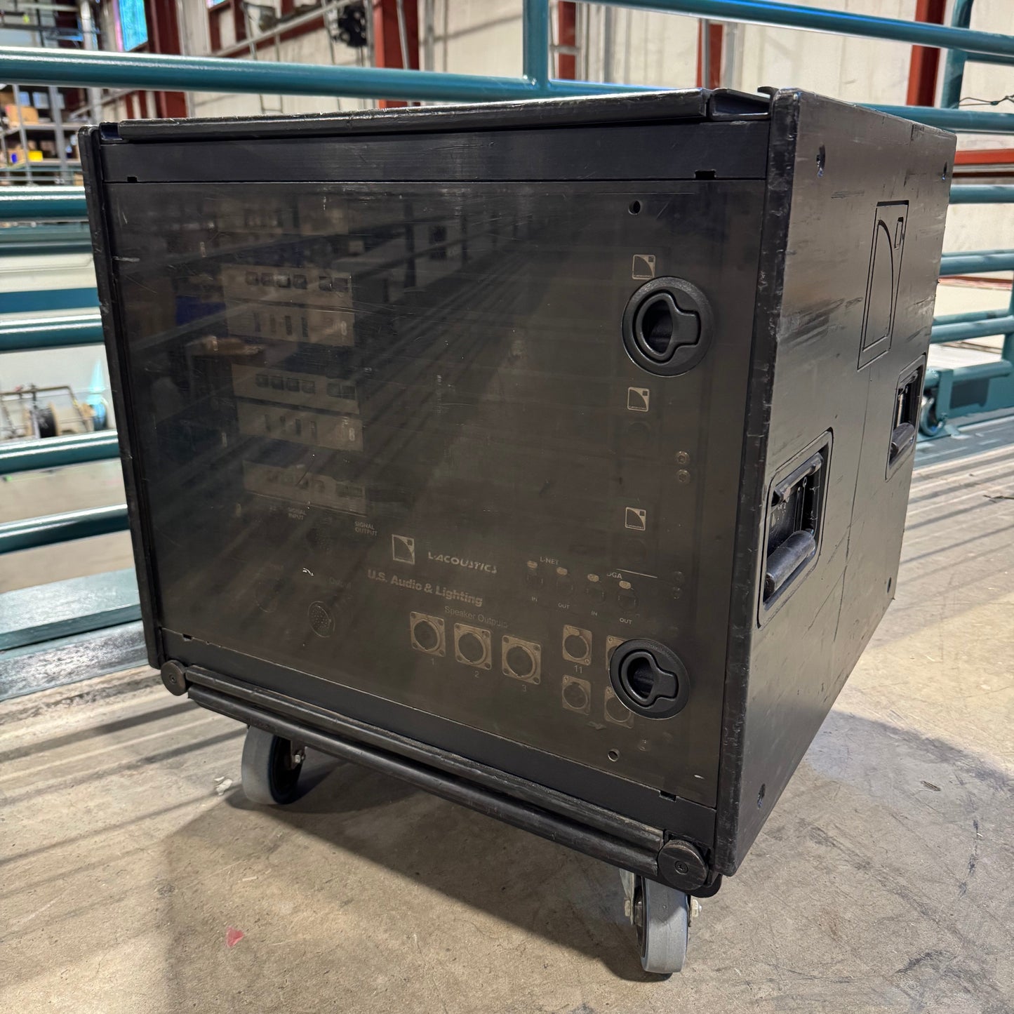 L-Acoustics LA-RAK I Touring Amplifier Rack, L-Acoustics Amp Rack, LA-8 Amplifier Rack, L-Acoustics LA-8 Amp Rack, Amplifier Rack, LA-RAK. We Sell Professional Audio Equipment. Audio Systems, Amplifiers, Consoles, Mixers, Electronics, Entertainment, Live Sound.