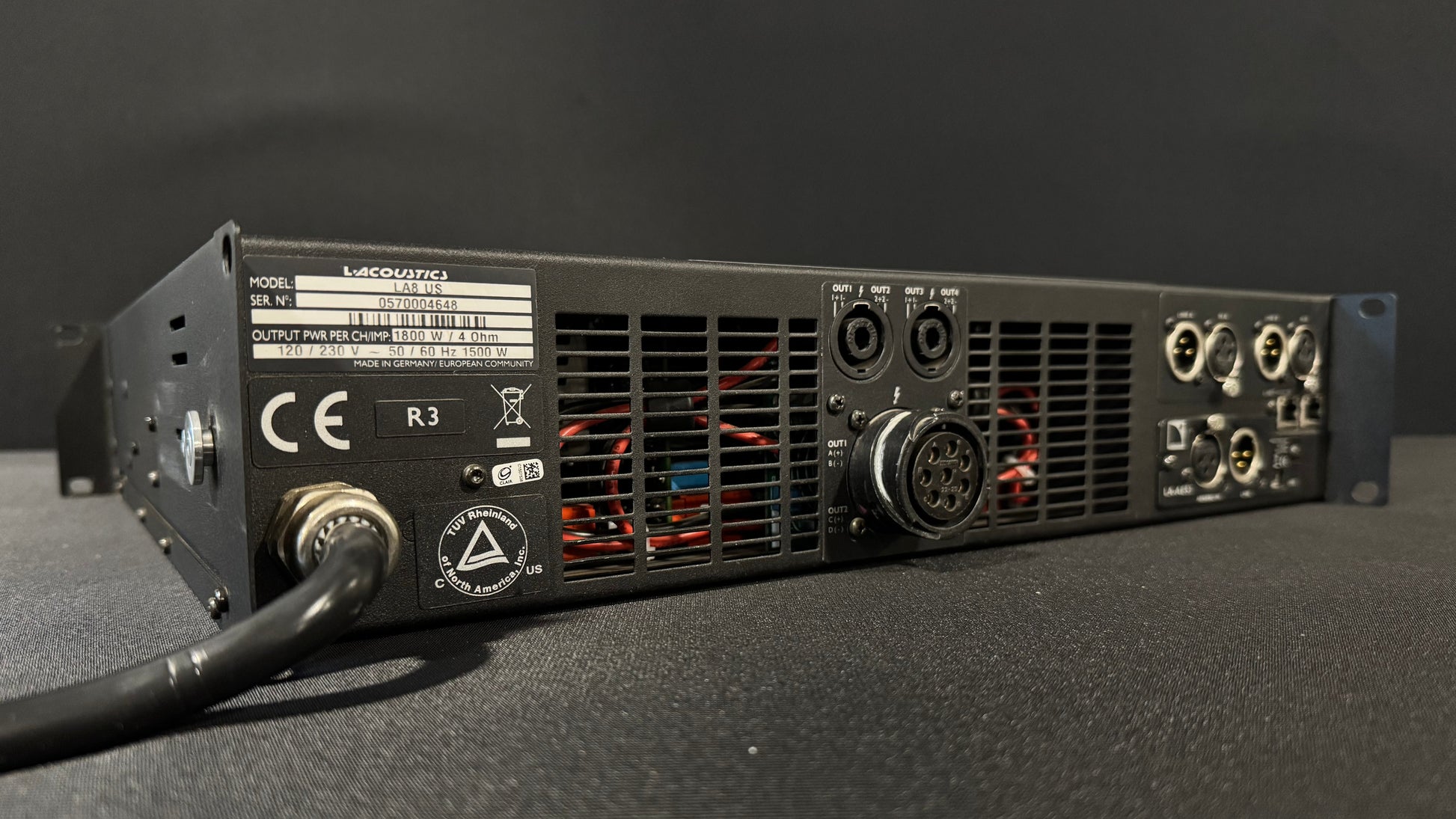 LA8 Power Amp, LA8, L-Acoustics Power Amplifier, L-Acoustics LA8 R3 Power Amplifier, L-Acoustics LA8. We Sell Professional Audio Equipment. Audio Systems, Amplifiers, Consoles, Mixers, Electronics, Entertainment, Live Sound.