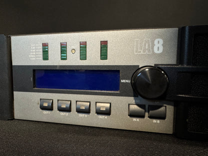 LA8 Power Amp, LA8, L-Acoustics Power Amplifier, L-Acoustics LA8 R3 Power Amplifier, L-Acoustics LA8. We Sell Professional Audio Equipment. Audio Systems, Amplifiers, Consoles, Mixers, Electronics, Entertainment, Live Sound.