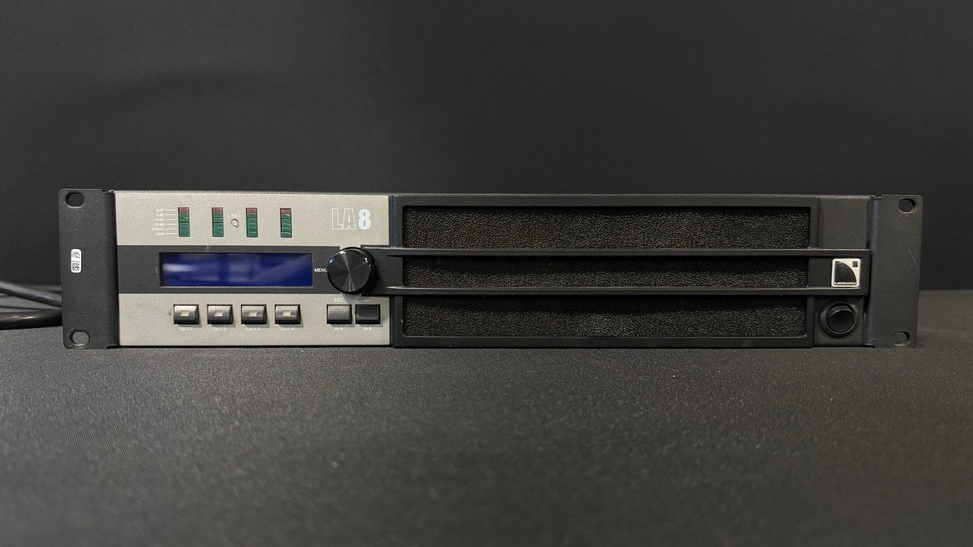 LA8 Power Amp, LA8, L-Acoustics Power Amplifier, L-Acoustics LA8 R3 Power Amplifier, L-Acoustics LA8. We Sell Professional Audio Equipment. Audio Systems, Amplifiers, Consoles, Mixers, Electronics, Entertainment, Live Sound.