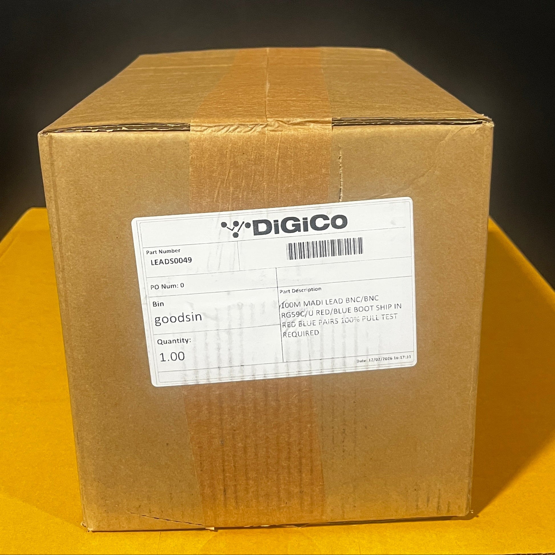 DiGiCo LEADS0049, MADI BNC/BNC Cable, DiGiCo MADI BNC/BNC Cable, MADI BNC/BNC Cable Spool, DiGiCo LEADS0049 Cable. We Sell Professional Audio Equipment. Audio Systems, Amplifiers, Consoles, Mixers, Electronics, Entertainment, Live Sound.