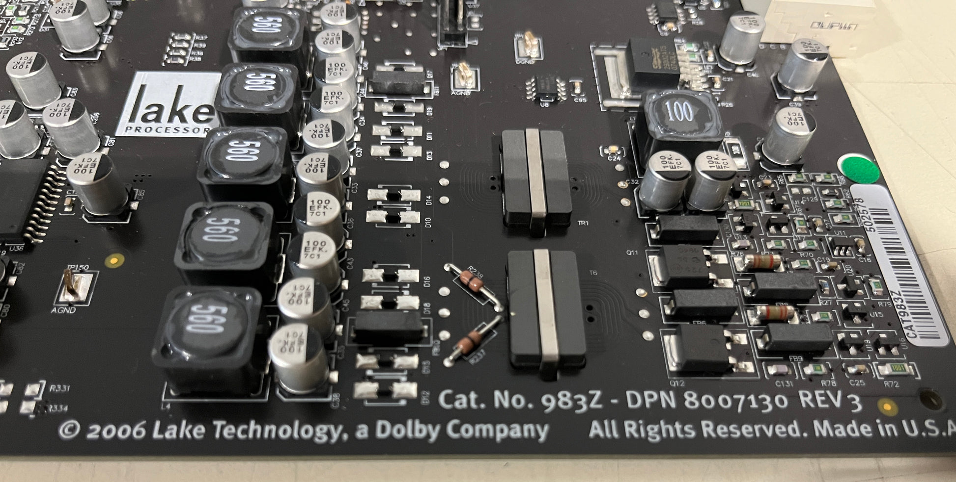 Dolby Lake Processor Quad A/D Converter, Dolby Lake, Dolby, Dolby Lake Processor Input Card, Dolby Input Card. We Sell Professional Audio Equipment. Audio Systems, Amplifiers, Consoles, Mixers, Electronics, Entertainment, Live Sound.