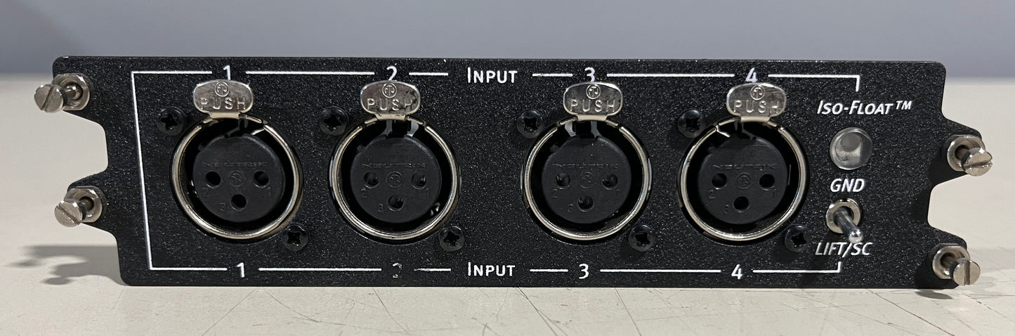 Dolby Lake Processor Quad A/D Converter, Dolby Lake, Dolby, Dolby Lake Processor Input Card, Dolby Input Card. We Sell Professional Audio Equipment. Audio Systems, Amplifiers, Consoles, Mixers, Electronics, Entertainment, Live Sound.