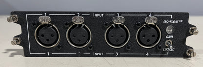 Dolby Lake Processor Quad A/D Converter, Dolby Lake, Dolby, Dolby Lake Processor Input Card, Dolby Input Card. We Sell Professional Audio Equipment. Audio Systems, Amplifiers, Consoles, Mixers, Electronics, Entertainment, Live Sound.