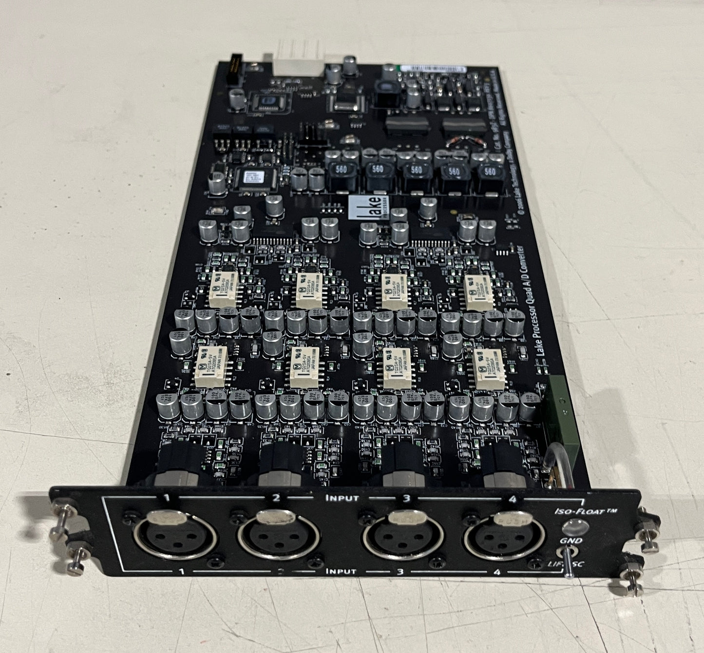 Dolby Lake Processor Quad A/D Converter, Dolby Lake, Dolby, Dolby Lake Processor Input Card, Dolby Input Card. We Sell Professional Audio Equipment. Audio Systems, Amplifiers, Consoles, Mixers, Electronics, Entertainment, Live Sound.