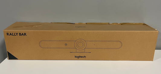Logitech RALLY Bar, Logitech Video Bar, Video Conferencing Camera Bar Logitech, Logitech RALLY Bar Graphite, Logitech 60-001308, We Sell Professional Audio Equipment. Audio Systems, Amplifiers, Consoles, Mixers, Electronics, Entertainment, Live Sound
