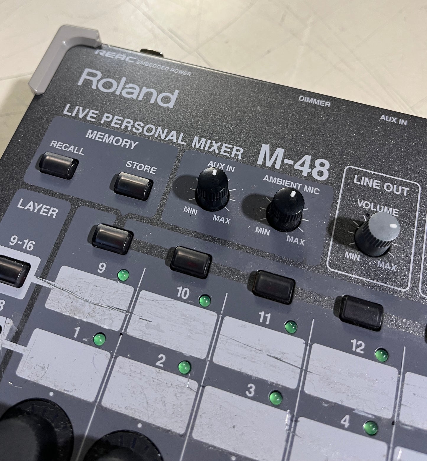 Roland M-48 Live Personal Mixer, Roland M-48, Roland Personal Mixer, M48 Mixer, Roland M48 Personal Mixer. We Sell Professional Audio Equipment. Audio Systems, Amplifiers, Consoles, Mixers, Electronics, Entertainment, Live Sound.