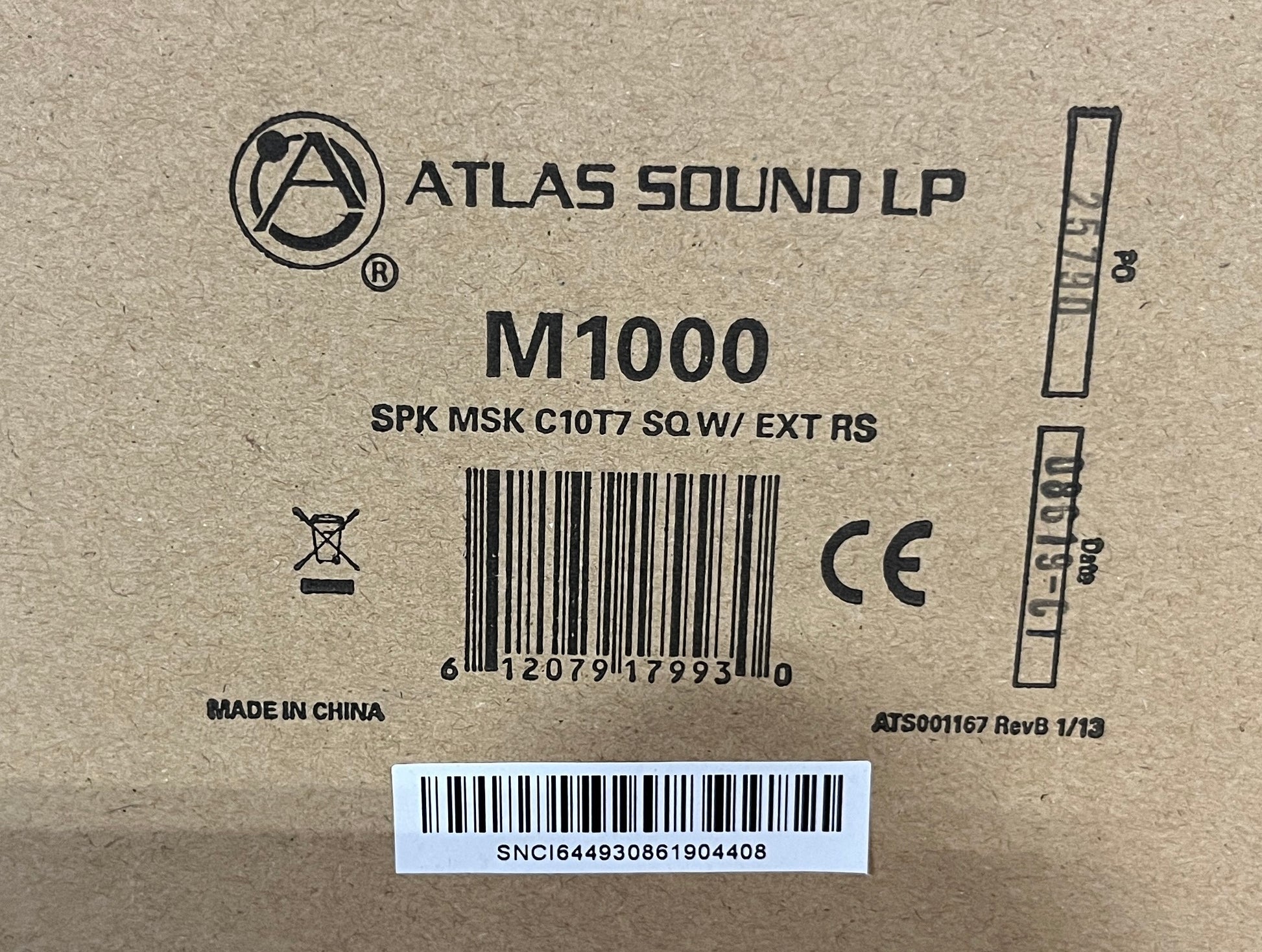 Atlas Sound M1000 Sound Masking Speakers, Atlas Sound M1000, Atlas M1000, Atlas Sound Masking Speakers, M1000 Sound Masking Speakers. We Sell Professional Audio Equipment. Audio Systems, Amplifiers, Consoles, Mixers, Electronics, Entertainment, Live Sound.