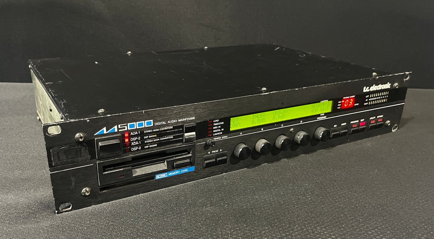 tc electronic M5000 Digital Audio Mainframe, tc electronic M5000, M5000 Digital Audio Mainframe, tc electronic effects processor, TC Electronic M5000. We Sell Professional Audio Equipment. Audio Systems, Amplifiers, Consoles, Mixers, Electronics, Entertainment, Live Sound.