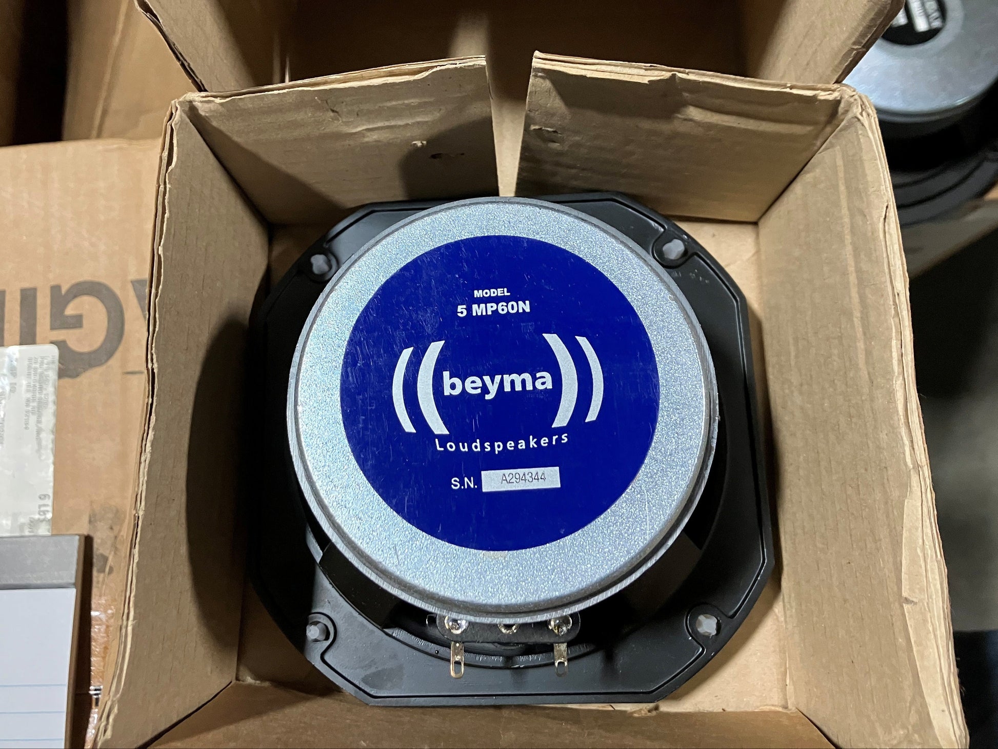 Beyma 5MP60/N Speaker, Beyma 5MP60/N, Beyma 5" Speaker Driver, 5MP60/N 5" Speaker, Beyma 5MP60/N Pair. We Sell Professional Audio Equipment. Audio Systems, Amplifiers, Consoles, Mixers, Electronics, Entertainment, Live Sound.