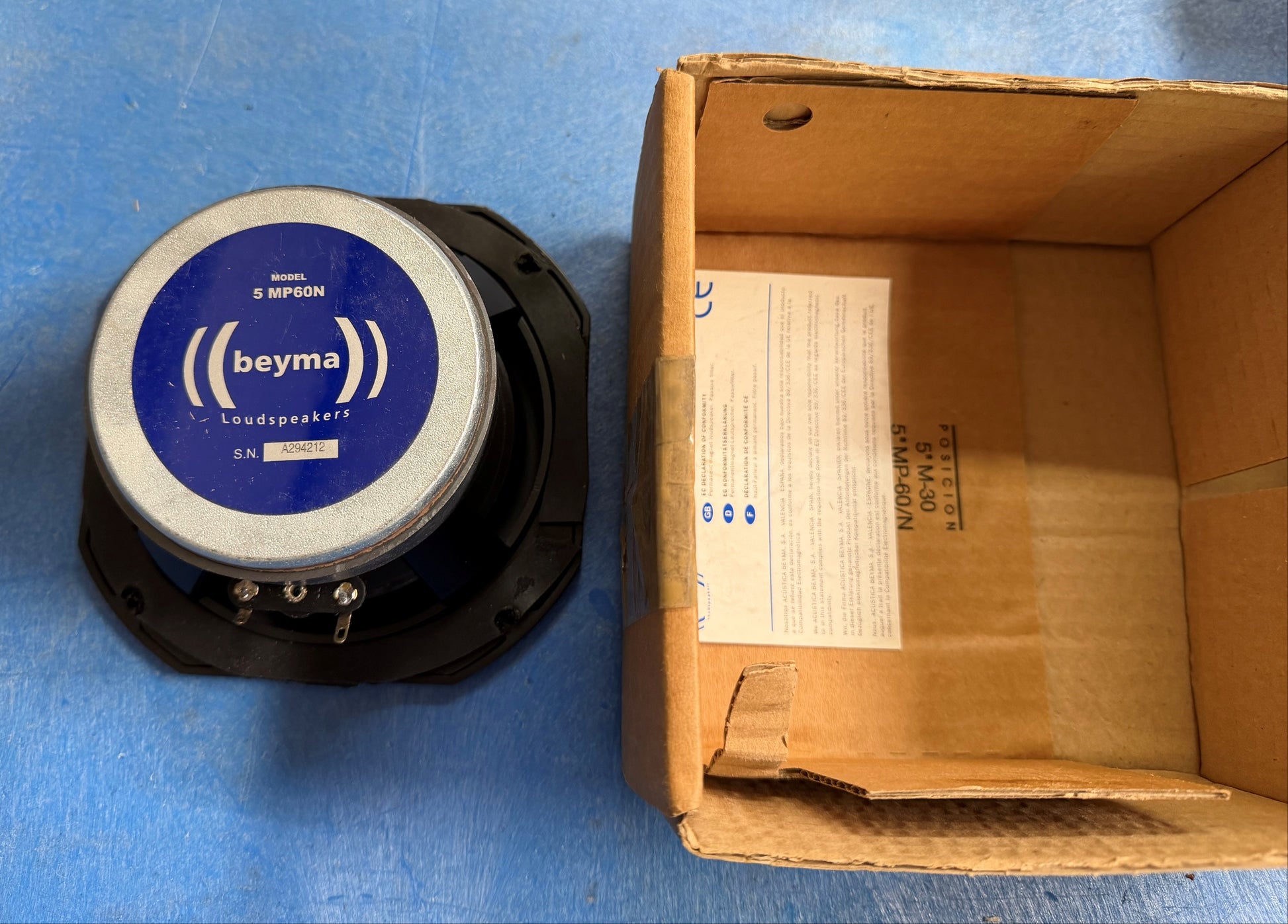 Beyma 5MP60-N 5" Transducer, Beyma 5MP60-N, Beyma 5MP60, Beyma 5” Speaker Driver, Beyma Transducer. We Sell Professional Audio Equipment. Audio Systems, Amplifiers, Consoles, Mixers, Electronics, Entertainment, Live Sound.
