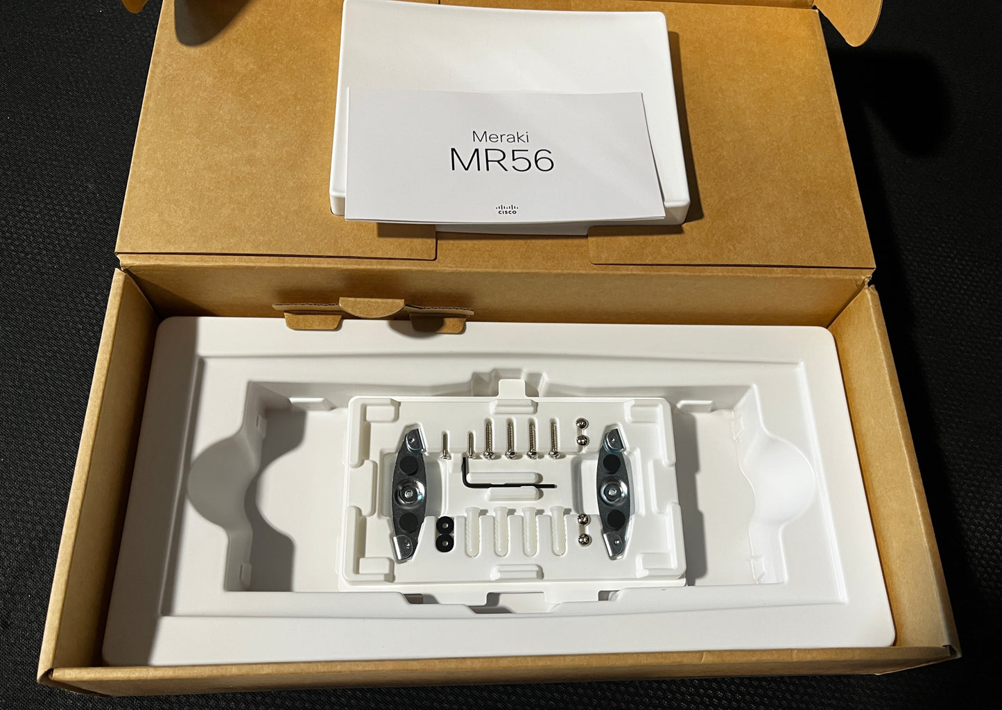 Cisco Meraki MR56-HW Access Point, Cisco Meraki MR56-HW, MR56-HW Wireless Access Point, Cisco Meraki MR56-HW Access Point with Mounting Brackets, Cisco Meraki Access Point. We Sell Professional Audio Equipment. Audio Systems, Amplifiers, Consoles, Mixers, Electronics, Entertainment, Live Sound.