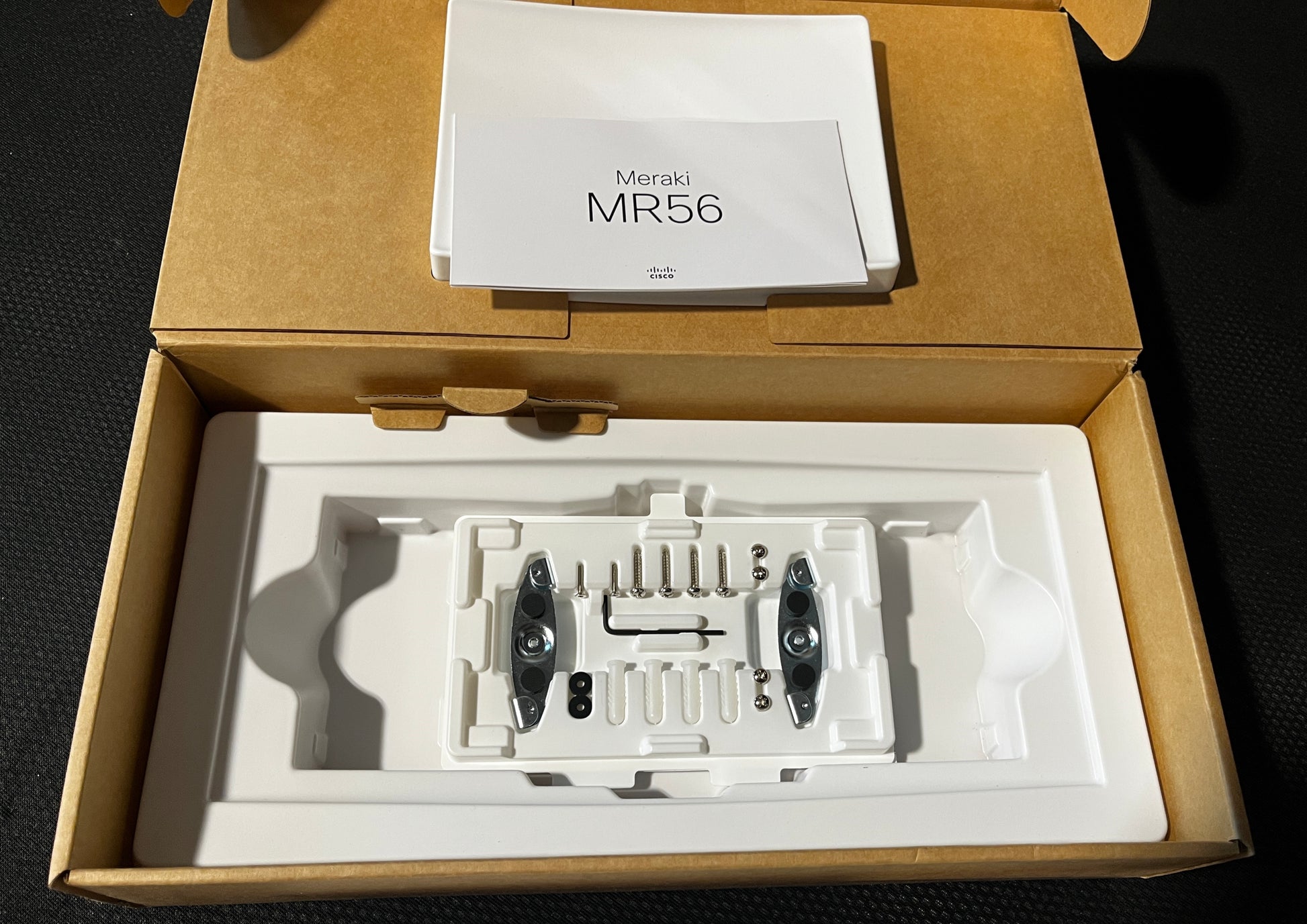 Cisco Meraki MR56-HW Access Point, Cisco Meraki MR56-HW, MR56-HW Wireless Access Point, Cisco Meraki MR56-HW Access Point with Mounting Brackets, Cisco Meraki Access Point. We Sell Professional Audio Equipment. Audio Systems, Amplifiers, Consoles, Mixers, Electronics, Entertainment, Live Sound.