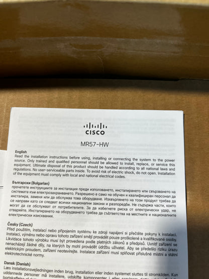 Cisco Meraki MR57-HW Ultra-High-Performance Wi-Fi 6E Wireless Access Point, Cisco Meraki MR57-HW, Cisco Meraki Ultra-High-Performance Wi-Fi 6E Wireless Access Point, MR57-HW Wireless Access Point, Cisco Access Point. We Sell Professional Audio Equipment. Audio Systems, Amplifiers, Consoles, Mixers, Electronics, Entertainment, Live Sound.