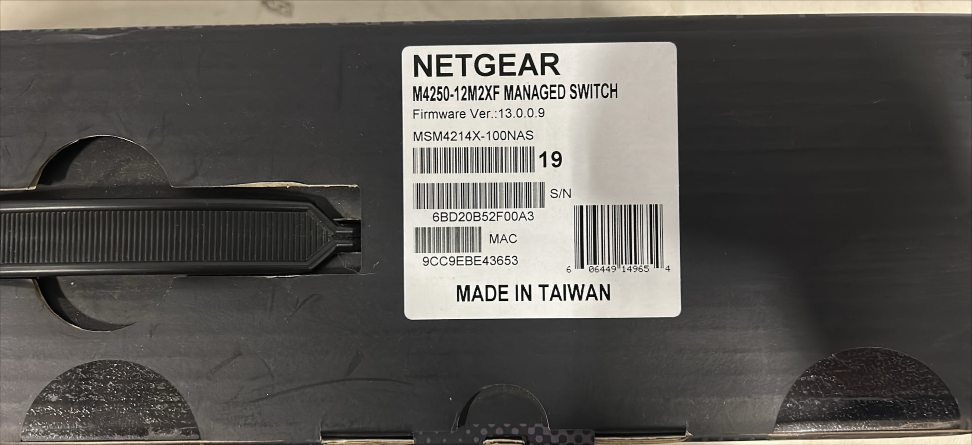 Netgear M4250 Switch, 12 Port Switch Netgear, MSM4214X-100NAS Netgear 12 Port Managed Switch, We Sell Professional Audio Equipment. Audio Systems, Amplifiers, Consoles, Mixers, Electronics, Entertainment, Live Sound