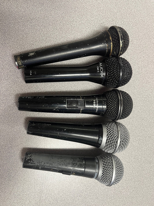 Microphone Lot of Five (5) Microphones