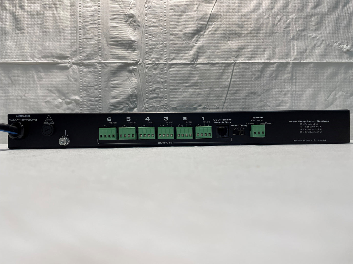New Middle Atlantic USC-6R Power Sequencer, Universal Sequencing Controller for Sale. We Sell Professional Audio Equipment. Audio Systems, Amplifiers, Consoles, Mixers, Electronics, Entertainment, Sound, Live.