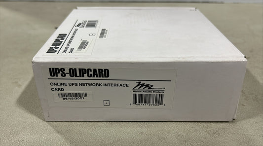 UPS-OLIPCARD, Middle Atlantic UPS-OLIPCARD, We Sell Professional Audio Equipment. Audio Systems, Amplifiers, Consoles, Mixers, Electronics, Entertainment, Live Sound