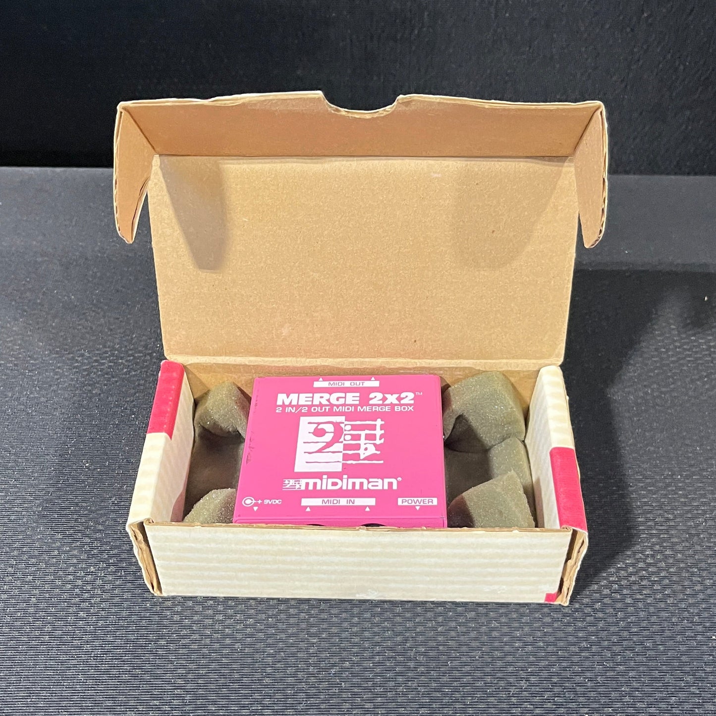Midiman Merge 2x2 Midi Merge Box, Midiman Merge Box, Midi Merge Box, 2x2 Merge Box, Pink Midiman Merge Box. We Sell Professional Audio Equipment. Audio Systems, Amplifiers, Consoles, Mixers, Electronics, Entertainment, Live Sound.