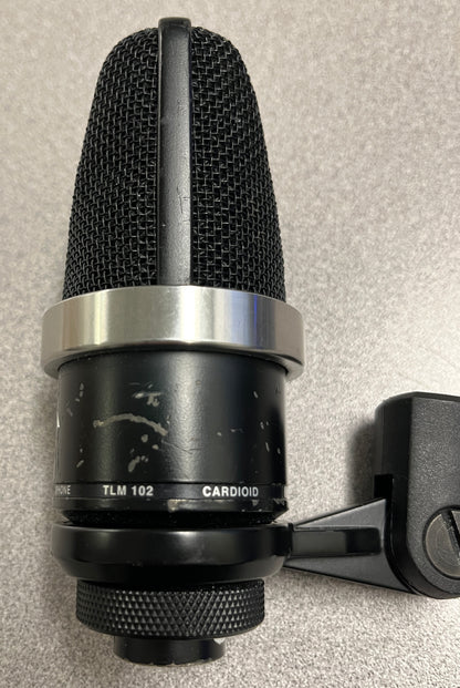 Neumann TL102 Large Cardioid Condenser Mic, Neumann Large Condenser Microphone, Neumann TL102 Large Condenser Mic, Large Cardioid Condenser Microphone, We Sell Professional Audio Equipment. Audio Systems, Amplifiers, Consoles, Mixers, Electronics, Entertainment, Live Sound