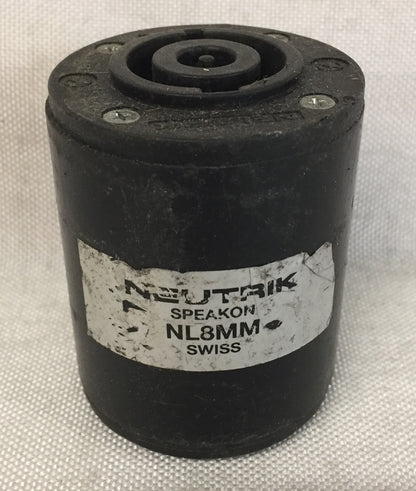 Neutrik NL8MM Turnaround Barrel Joiner Coupler, Neutrik speakON Turnaround Barrel Coupler, Speakon Copuler, Speakon Joiner, We Sell Professional Audio Equipment. Audio Systems, Amplifiers, Consoles, Mixers, Electronics, Entertainment, Live Sound